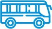 A blue traveling icon