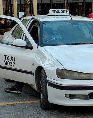 Image of a taxi